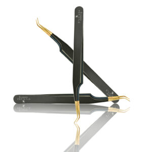 Pęseta Slim 45 Black-Gold