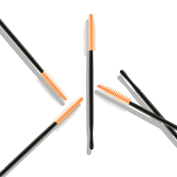 Silicone eyelash brushes