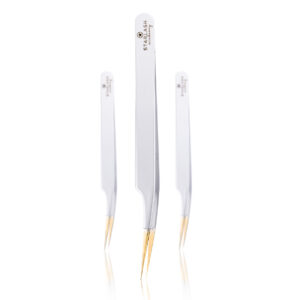 Eyelash Tweezer - Needle(white)