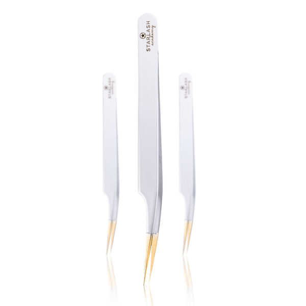 Eyelash Tweezer - Needle(white)