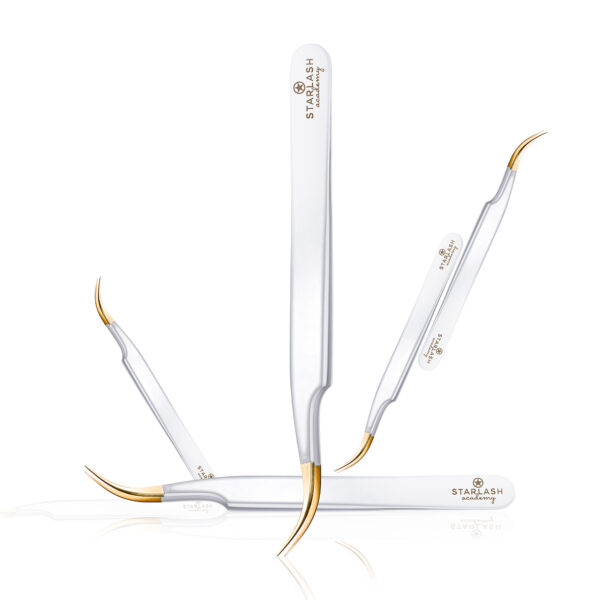 Eyelash Tweezer - Needle(white)