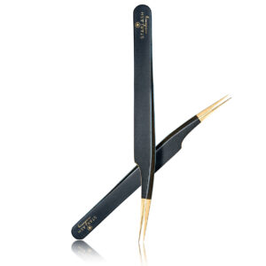 Eyelash Tweezer - Needle(Black-Gold)