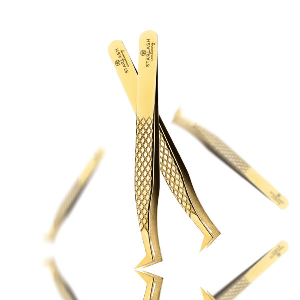 Tweezers L Gold