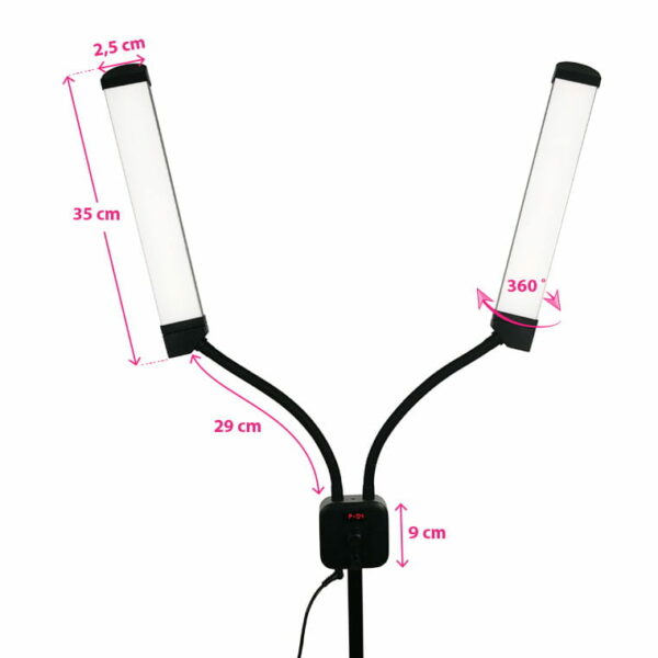 Cosmetic lamp Duo STAR LED 60 W + Remote