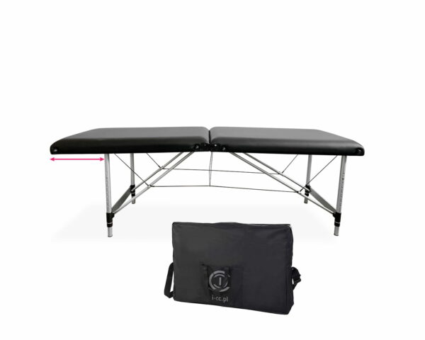 Bed with space for legs Cosmetic for Eyelash Styling - Black