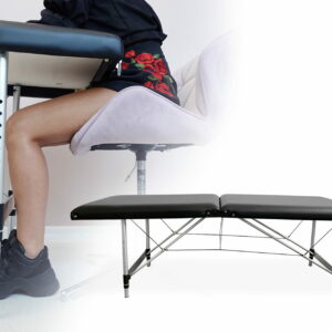 Bed with space for legs Cosmetic for Eyelash Styling - Black