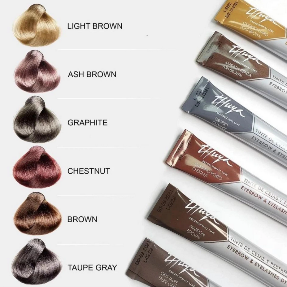 Thuya argan-keratin dye for eyebrows and eyelashes
