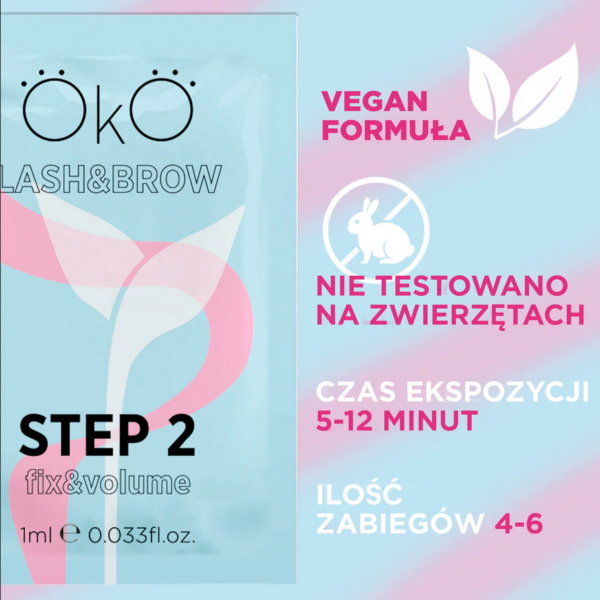 Saszetki do laminacji rzęs i brwi ZESTAW 1-2-3 OKO