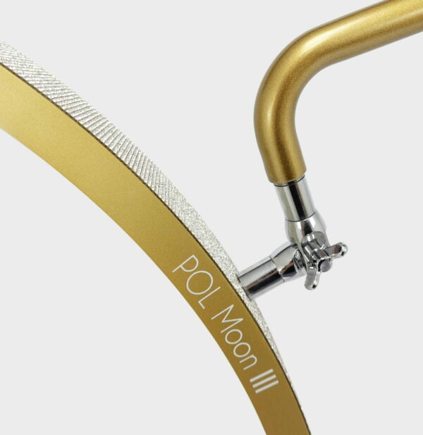 Lampa kosmetyczna do przedłużania rzęs POL Moon III GOLD z cyrkoniami