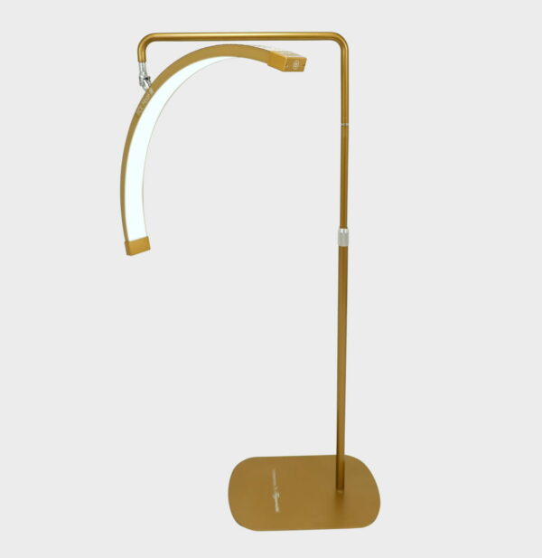 Lampa kosmetyczna do przedłużania rzęs POL Moon III GOLD z cyrkoniami