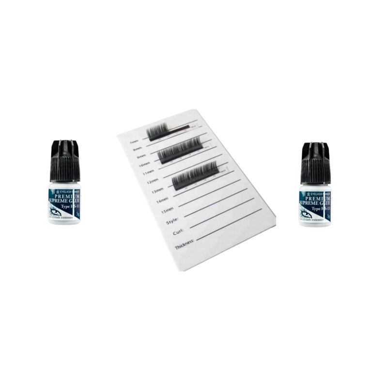 2 pieces of HS-11 Eyelash Glue + White Holder FREE