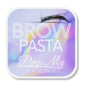 Biała pasta do geometrii brwi Lola Beauty House x Pimp My Brows