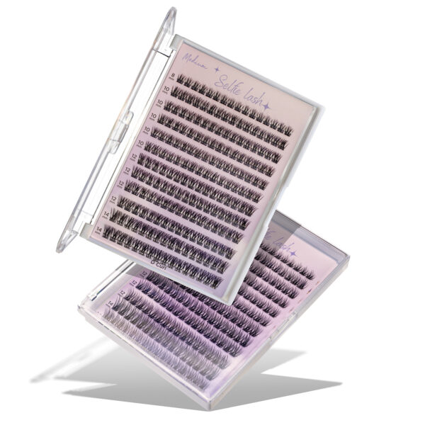 Rzęsy bondingowe 192 szt Medium PREMIUM przedłużanie rzęs DIY selfie lash