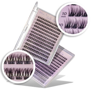 Rzęsy bondingowe 192 szt Medium PREMIUM przedłużanie rzęs DIY selfie lash