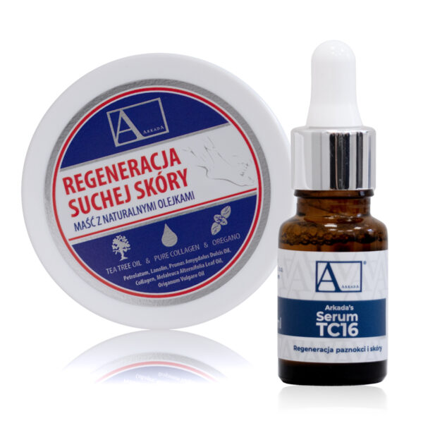 ARKADA serum kolagenowe TC16 + maść na skórę stóp 70 gram