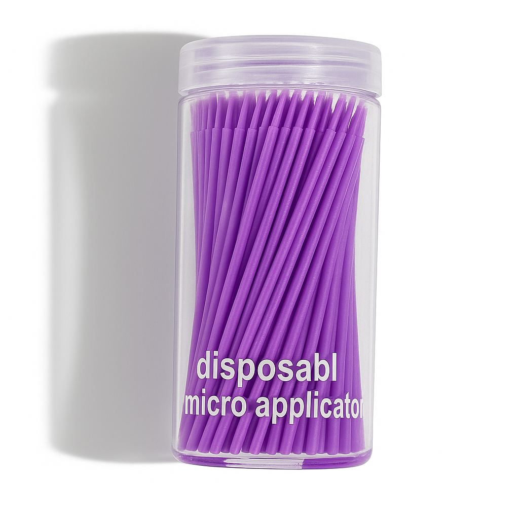 MIKRO APLIKATORY DO RZĘS mikroszczoteczki 10 cm 2,5 mm TUBA 100S ZT