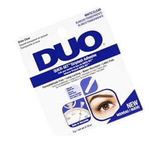 Klej do sztucznych rzęs DUO Quick-Set Ardell bezbarwny szybkoschnący 5 g Klej do sztucznych rzęs DUO Quick-Set Ardell bezbarwny szybkoschnący 5 g